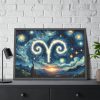 93854-19.jpg Zodiac Sign of Aries Framed Poster