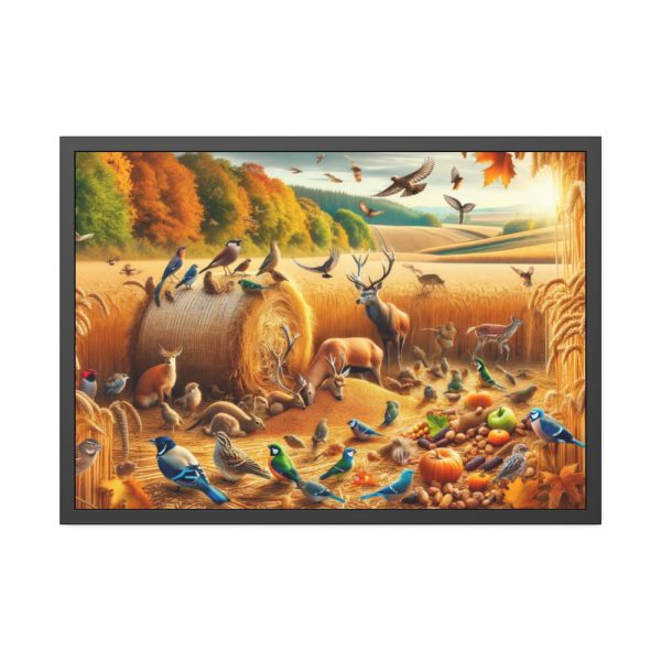 93854-240.jpg Wildlife and Harvest Season Framed Poster
