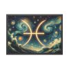 Zodiac Sign of Pisces Framed Poster