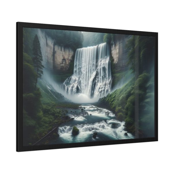 93854-281.jpg Large Waterfall II Framed Poster
