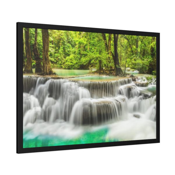 93854-293.jpg Waterfall in Nature Framed Poster
