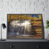 93854-303.jpg Waterfall in Autumn Framed Poster