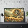 93854-315.jpg Mythological and Historical Elements to Depict Ancient Harvest Framed Poster