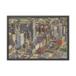 Recent Skyline View of Houston Framed Poster
