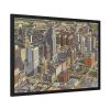 93854-325.jpg Recent Skyline View of Houston Framed Poster