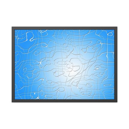Puzzle Pop Art Framed Poster
