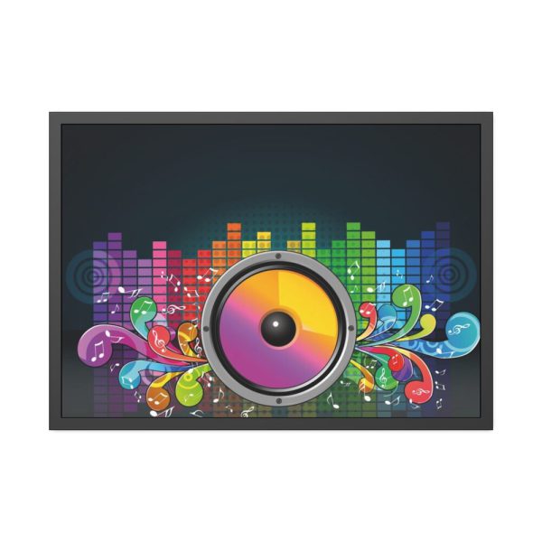 93854-336.jpg Speakers Equalizer Framed Poster