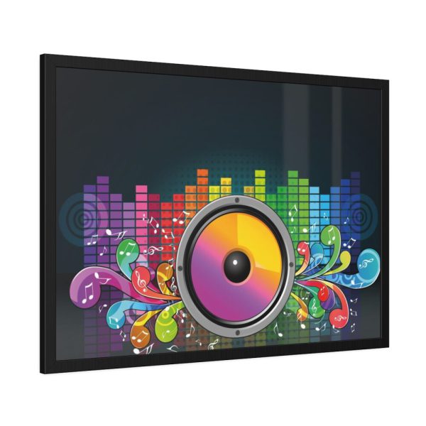 93854-337.jpg Speakers Equalizer Framed Poster
