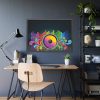 93854-338.jpg Speakers Equalizer Framed Poster