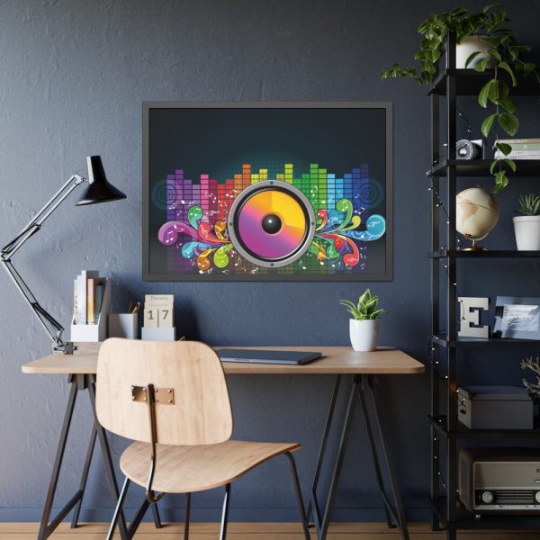 93854-338.jpg Speakers Equalizer Framed Poster