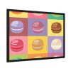 Macarons Pop Art Framed Poster