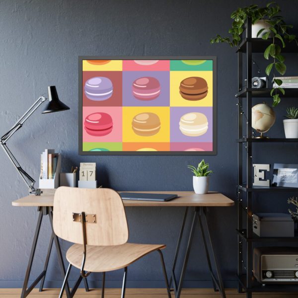 Macarons Pop Art Framed Poster