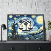 93854-35.jpg Zodiac Sign of Libra Framed Poster