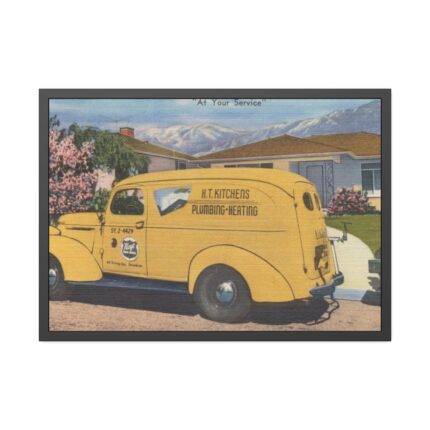 H.T. Kitchens Plumbing-Heating  Framed Poster