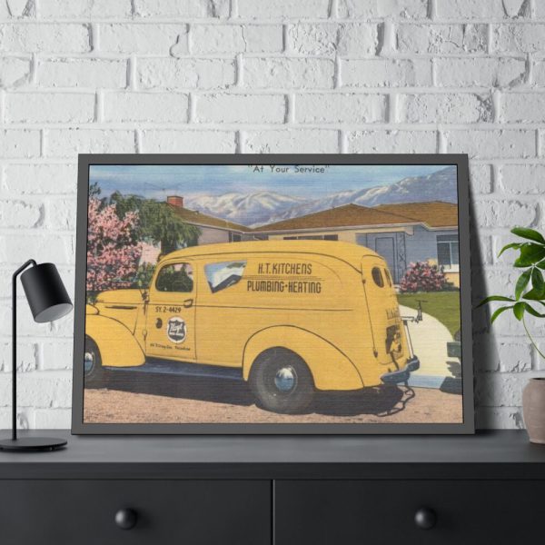 H.T. Kitchens Plumbing-Heating  Framed Poster