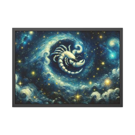 Zodiac Sign of Scorpio Framed Poster