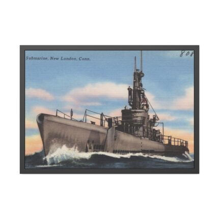 Submarine, New London, Conn Framed Poster