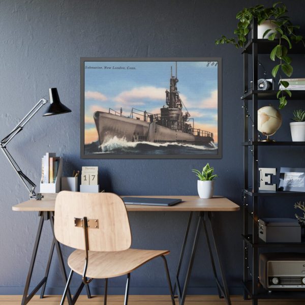Submarine, New London, Conn Framed Poster