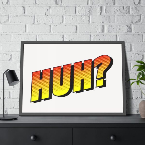 Comic Pop Art Framed Poster