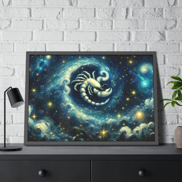 93854-39.jpg Zodiac Sign of Scorpio Framed Poster