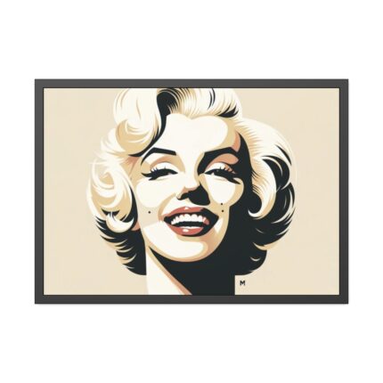 Marilyn Monroe Capturing Iconic Presence And Charisma Framed Poster