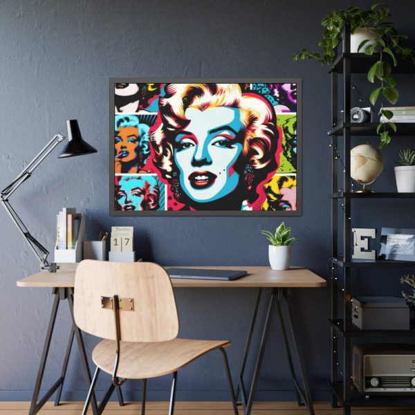 Marilyn Monroe's Iconic Presence and Charisma Framed Poster