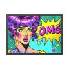 93854-424.jpg OMG Comics Abstraction Framed Poster