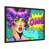 93854-425.jpg OMG Comics Abstraction Framed Poster
