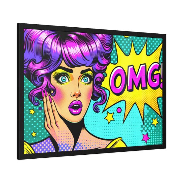 93854-425.jpg OMG Comics Abstraction Framed Poster