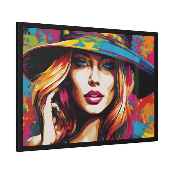 93854-429.jpg Woman Pop Art Graffiti II Framed Poster