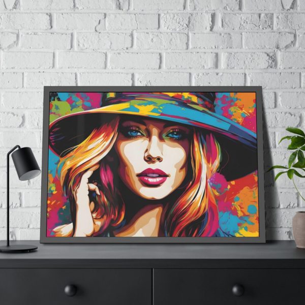 93854-431.jpg Woman Pop Art Graffiti II Framed Poster