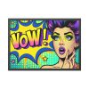 WOW Comics Abstraction Framed Poster