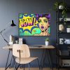 WOW Comics Abstraction Framed Poster