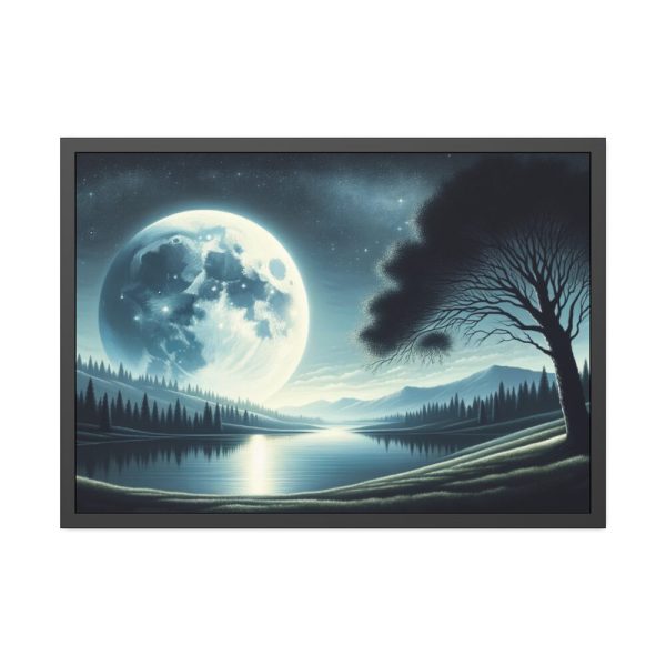 93854-44.jpg Serene Night Landscape Framed Poster