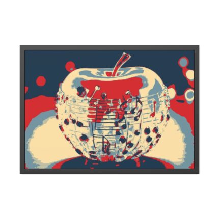 Pop Art Apple Framed Poster