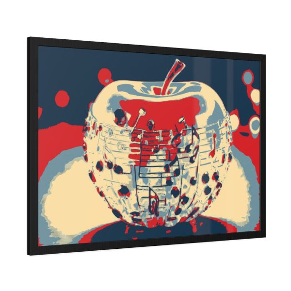 Pop Art Apple Framed Poster