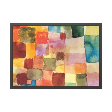 Untitled (1914) by Paul Klee Framed Poster