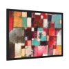 93854-465.jpg Red Green and Violet–Yellow Rhythms (1920) by Paul Klee Framed Poster