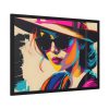 93854-489.jpg Woman Pop Art Graffiti Art III Framed Poster