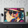 93854-491.jpg Woman Pop Art Graffiti Art III Framed Poster