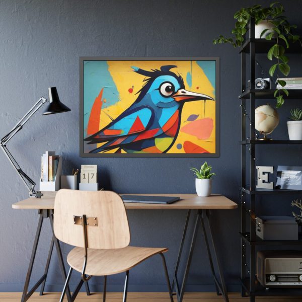 93854-506.jpg Bird Abstract Pop Art Print Framed Poster
