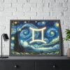 93854-63.jpg Zodiac Sign of Gemini Framed Poster