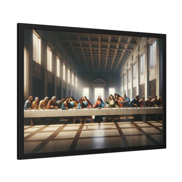 93854-65.jpg Composition Inspired by Leonardo da Vinci's The Last Supper Framed Poster