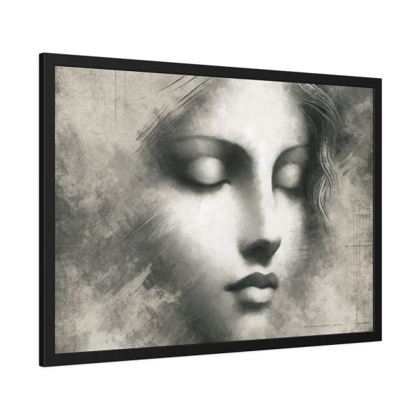 93854-69.jpg Woman Inspired by Leonardo da Vinci Framed Poster