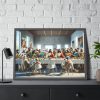 93854-87.jpg Modern Interpretation of Leonardo da Vinci's The Last Supper Framed Poster