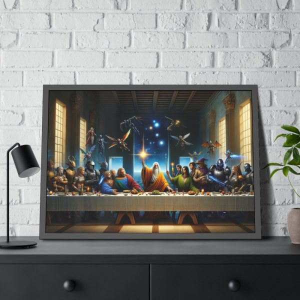 93854-91.jpg Characters From Sci-Fi and Fantasy Framed Poster