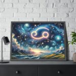 Zodiac Sign of Cancer Framed Poster - Image 4