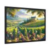 93855-105.jpg Vibrant Atmosphere of Winery Harvest Framed Poster