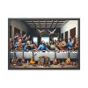93855-108.jpg Modern Adaptation of Leonardo da Vinci's 'The Last Supper' With Legendary Musicians Framed Poster