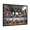 93855-109.jpg Modern Adaptation of Leonardo da Vinci's 'The Last Supper' With Legendary Musicians Framed Poster